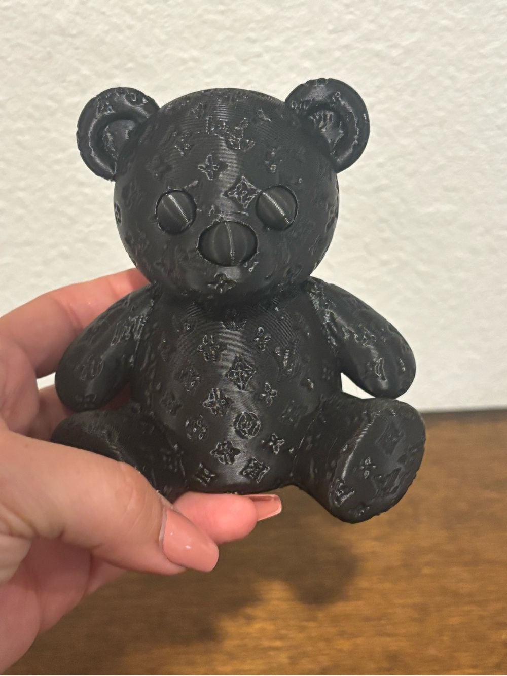 3D Printed Embossed Teddy Bear Figurine (Choose 1) - Picture 3 of 16